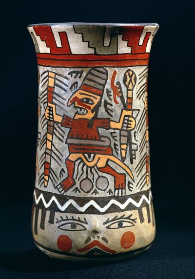 Vase mit einer Bauernszene von Nazca Culture